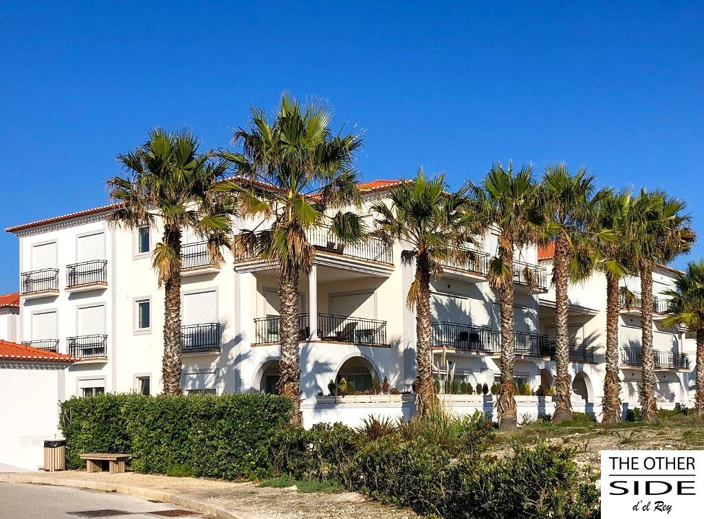The Beachfront residence and its gardens